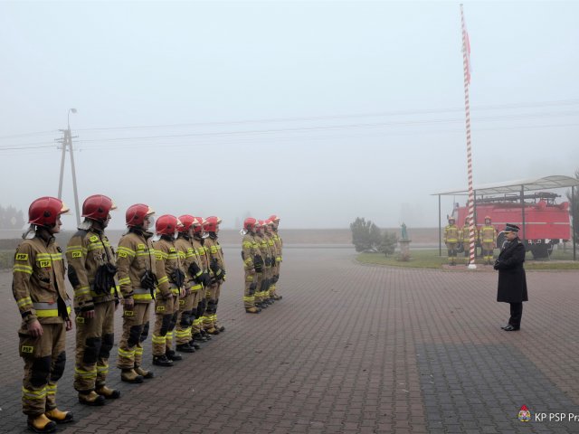 Święto Niepodległości w Państwowej Straży Pożarnej w Przasnyszu 2021